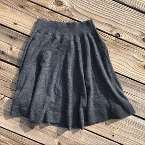 Lacoste Heathered Merino Wool Sweater Skirt